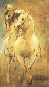 Anthony Van Dyck Soldier on Horseback oil painting image